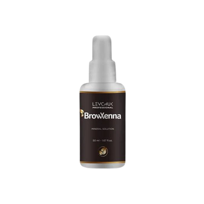 Mineral solution for henna mixing 50 ml, BrowXenna
activador profesional y puro, formulado para mezclar con henna de cejas, que potencia la pigmentación y duración sin impurezas.