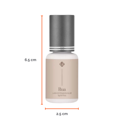 Rua Adhesive BL Lashes adhesivo profesional negro para extensiones pestañas secado 2‑4 segundos retención hasta 6 semanas