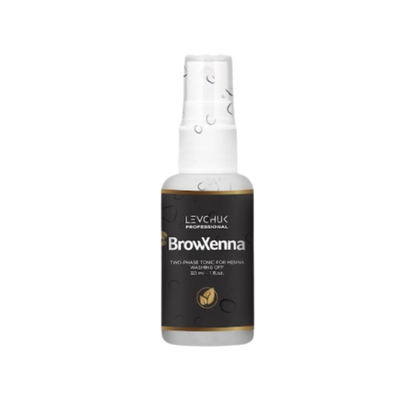 Two Phase Tonic BrowXenna 30 ml-solución bifásica profesional para eliminar henna y tintes de cejas de forma efectiva, suave e hidratante, ideal para preparaciones y correcciones en cabina.