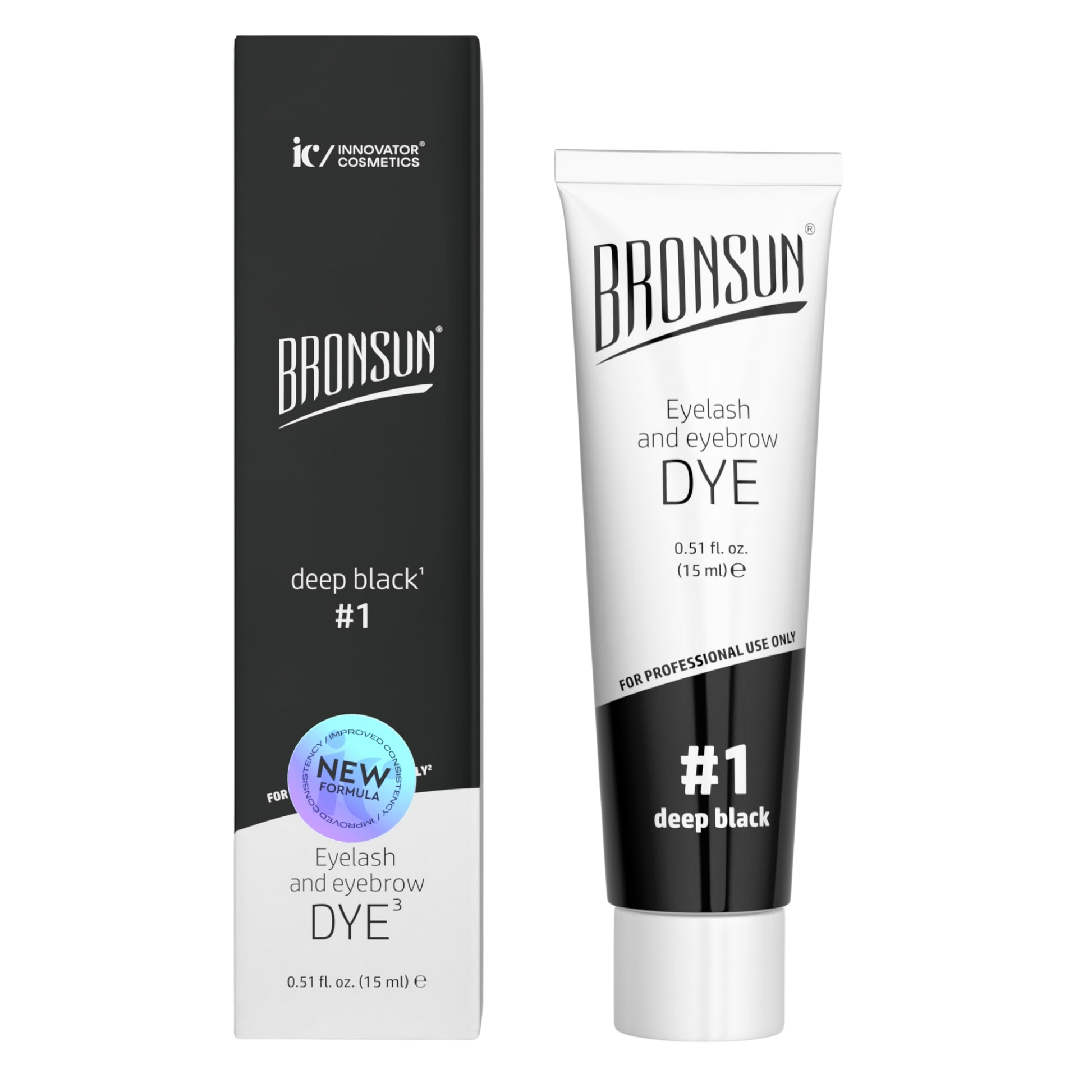 BRONSUN Tinte Profesional para Cejas y Pestañas – gel tint con efecto henna y color intenso para aplicación profesional en salones de belleza técnicos.