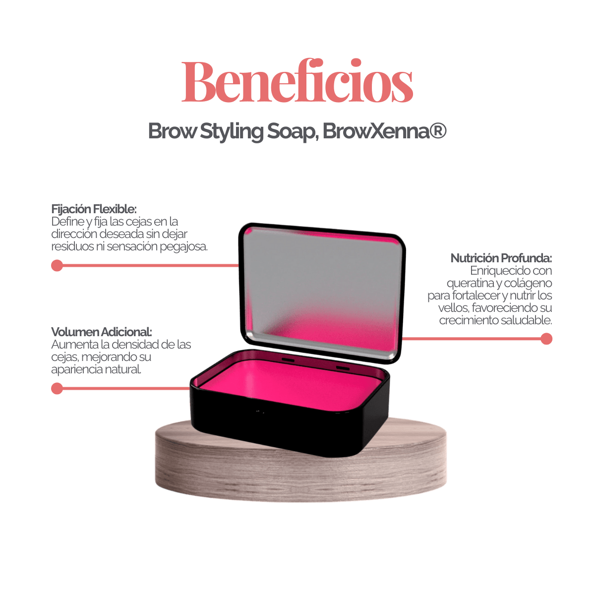 Jabon estilizado para ceja - Brow Styling Soap Browxenna®