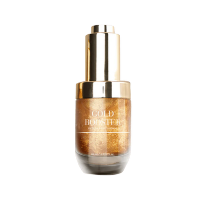Gold Booster Serum DLUX Pro Suero Profesional para pestañas y cejas hidratación péptidos densidad post tratamiento alta gama