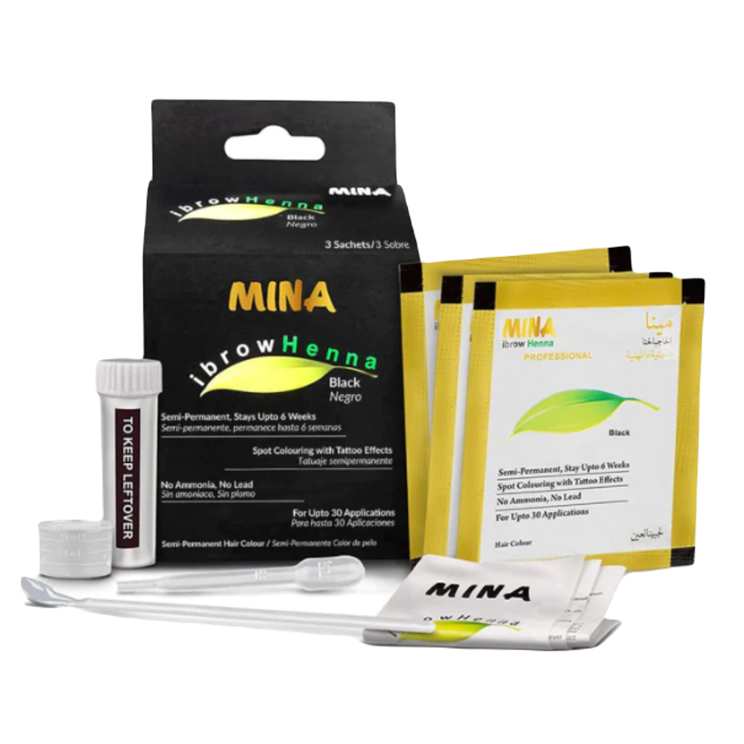 henna para cejas kit