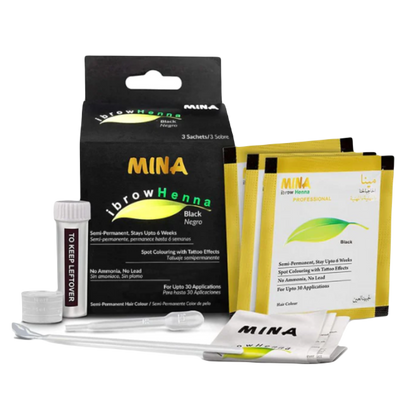 henna para cejas kit
