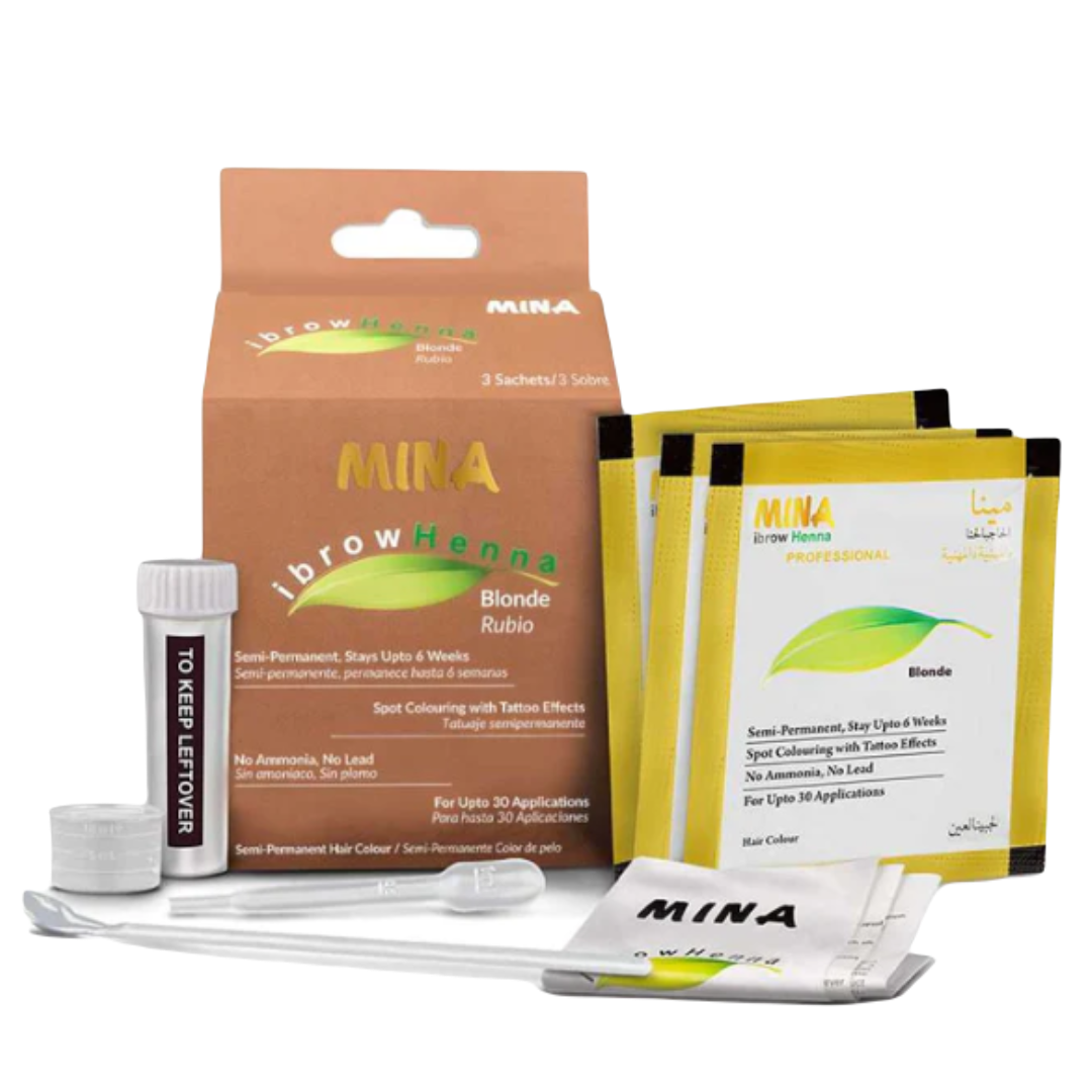 henna para cejas kit