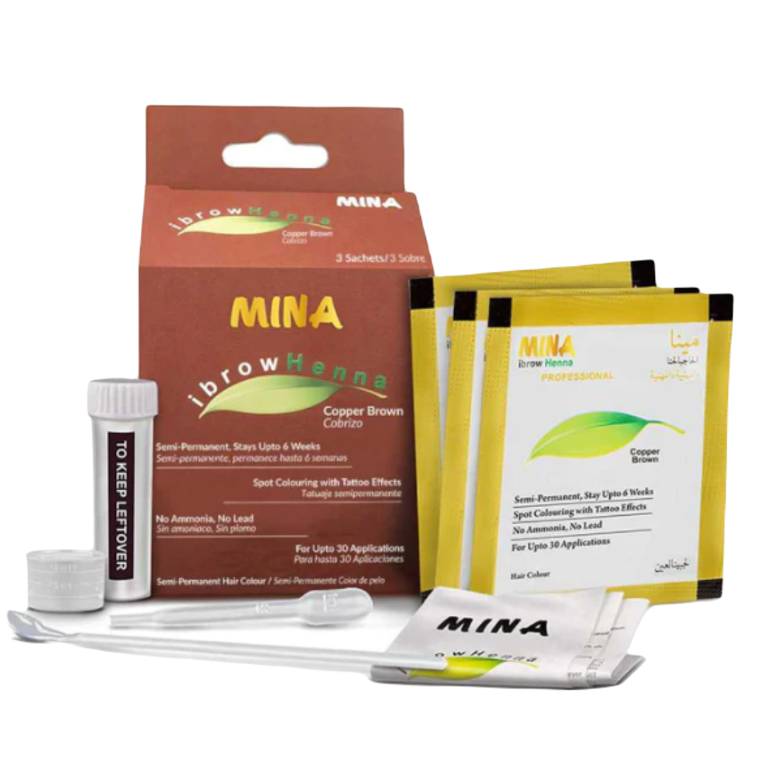henna para cejas kit