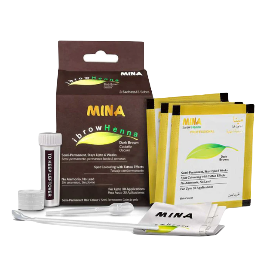 henna para cejas kit