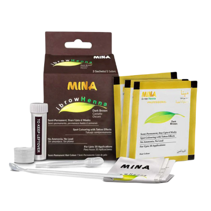 henna para cejas kit