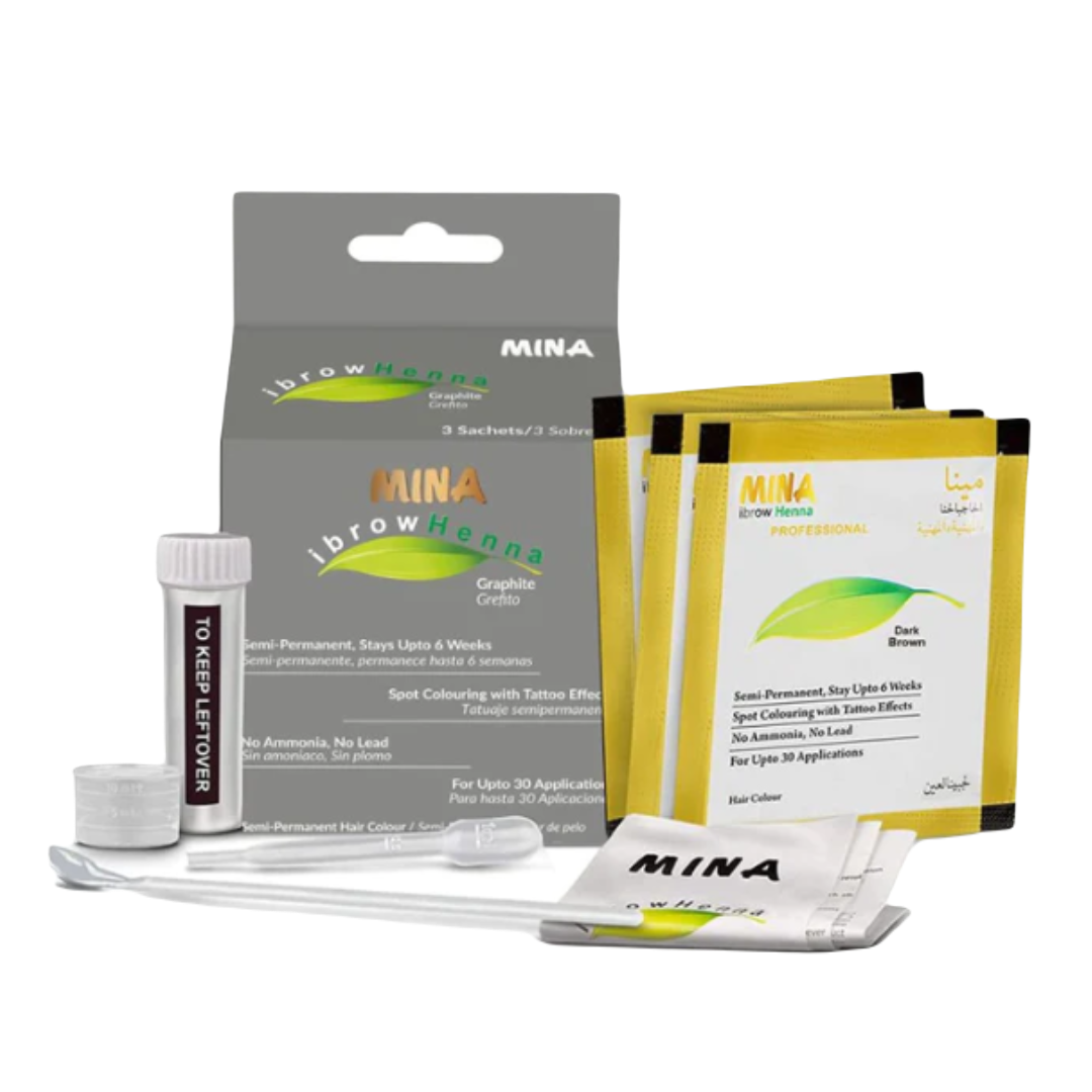 henna para cejas kit