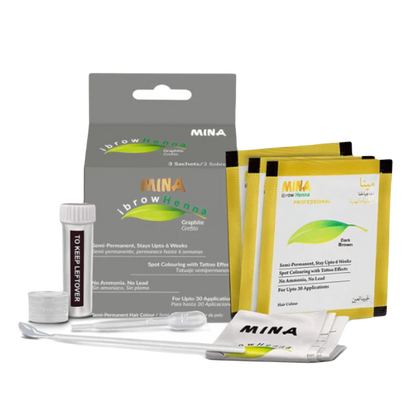 henna para cejas kit