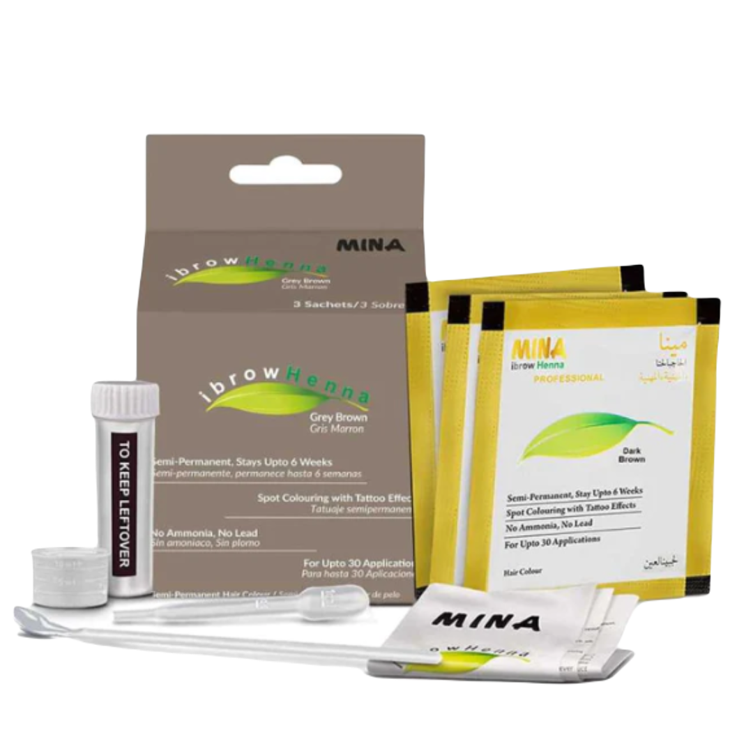 henna para cejas kit