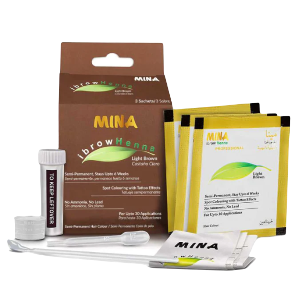 henna para cejas kit