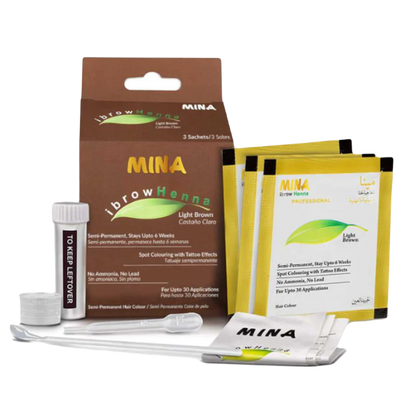 henna para cejas kit