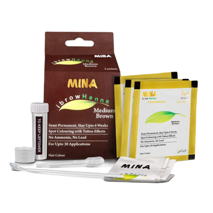 henna para cejas kit